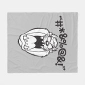 TAZ™叫び声 フリースブランケット (正面(横))