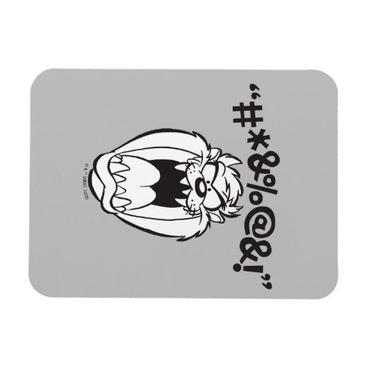 TAZ™叫び声 マグネット (横)