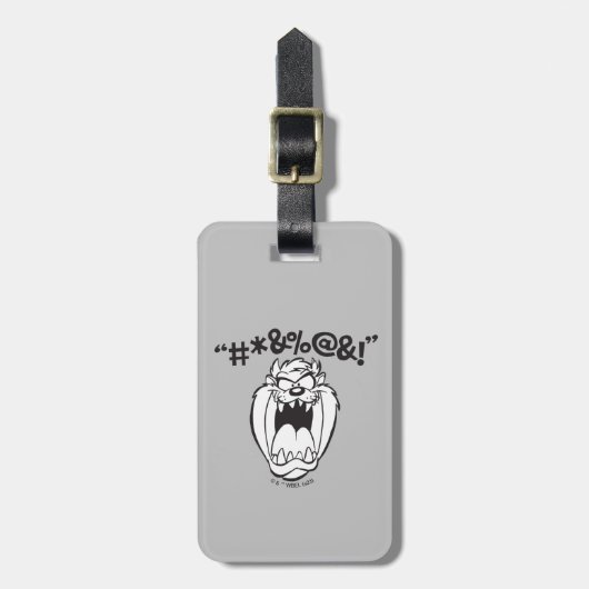 TAZ™叫び声 ラゲッジタグ (正面縦)