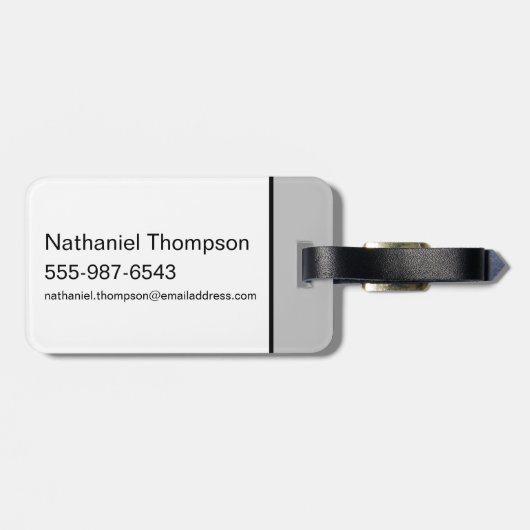 TAZ™叫び声 ラゲッジタグ (裏面横)