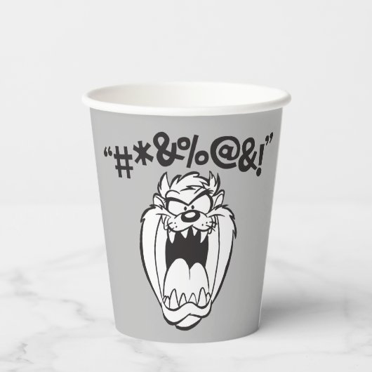 TAZ™叫び声 紙コップ (裏面)