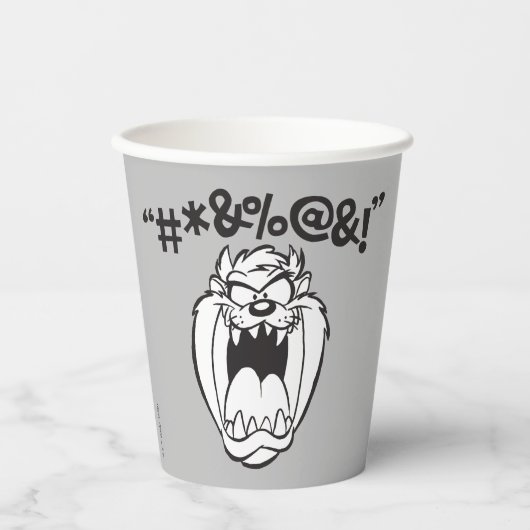 TAZ™叫び声 紙コップ (正面)