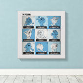 TAZ™感情チェックボックス キャンバスプリント (インサイチュ (ウッドフロア))