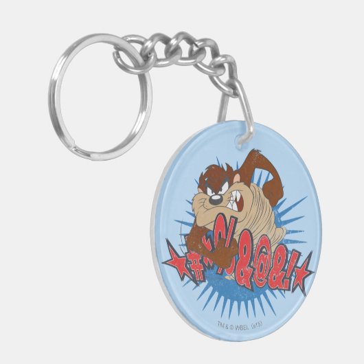 TAZ™検閲 キーホルダー (正面左)