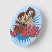 TAZ™検閲 ラウンド壁時計 (傾斜)