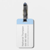 TAZ™検閲 ラゲッジタグ (裏面縦)