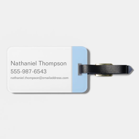 TAZ™検閲 ラゲッジタグ (裏面横)