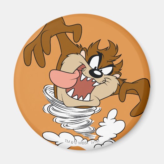 TAZ™渦巻き竜巻 マグネット (正面)