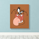 TAZ™熱狂するスマイル キャンバスプリント (インサイチュ (ウッドフロア))