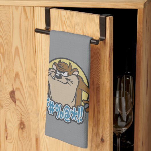 TAZ™特殊円グラフィック キッチンタオル (三つ折り)