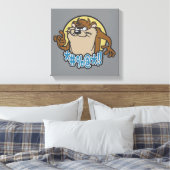 TAZ™特殊円グラフィック キャンバスプリント (インサイチュ (寝室))