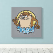 TAZ™特殊円グラフィック キャンバスプリント (インサイチュ (ウッドフロア))