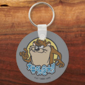 TAZ™特殊円グラフィック キーホルダー (正面)