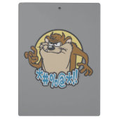 TAZ™特殊円グラフィック クリップボード (裏面)