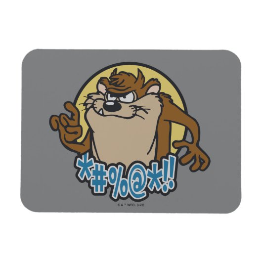 TAZ™特殊円グラフィック マグネット (横)