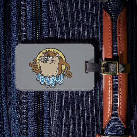 TAZ™特殊円グラフィック ラゲッジタグ (正面インサイチュ4)