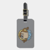 TAZ™特殊円グラフィック ラゲッジタグ (正面縦)