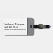 TAZ™特殊円グラフィック ラゲッジタグ (裏面横)