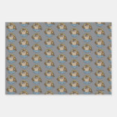 TAZ™特殊円グラフィック ラッピングペーパーシート (正面3)