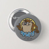 TAZ™特殊円グラフィック 缶バッジ (正面&裏面)