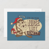 TAZ™ – 私は素晴らしいリストに載っている ポストカード (正面/裏面)