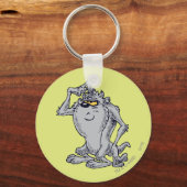 TAZ™考えるの芸術的デザイン キーホルダー (正面)