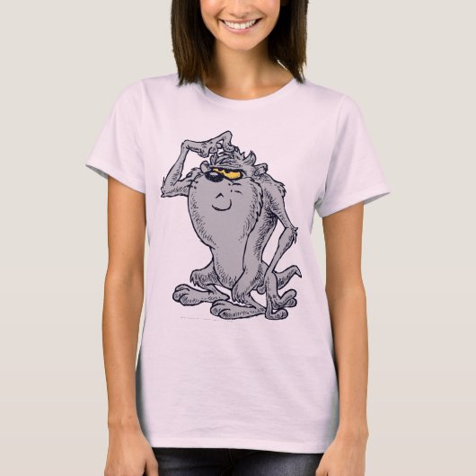TAZ™考えるの芸術的デザイン Tシャツ (正面)