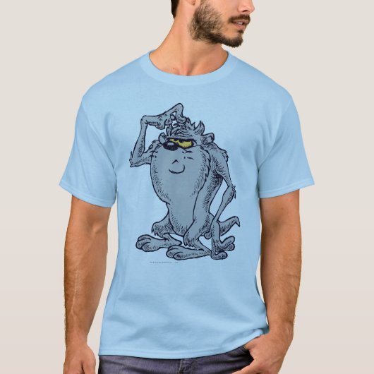 TAZ™考えるの芸術的デザイン Tシャツ (正面)