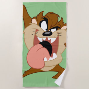TAZ™ 舌を出す ビーチタオル