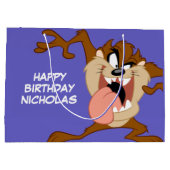 TAZ™ |舌を出す ラージペーパーバッグ (裏面)