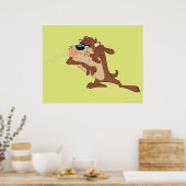 TAZ™舌を突き出して ポスター (キッチン)