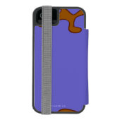 TAZ™|舌を突き出す INCIPIO iPhoneウォレットケース (フォリオ裏面)