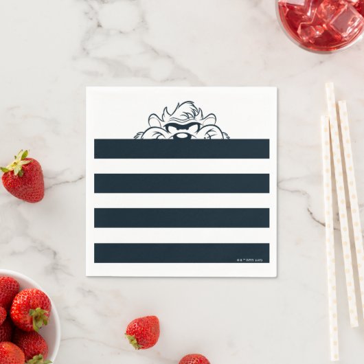 TAZ™隠れストライプ中 スタンダードカクテルナプキン (インサイチュ)