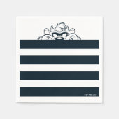 TAZ™隠れストライプ中 スタンダードカクテルナプキン (正面)