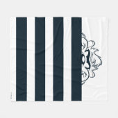 TAZ™隠れストライプ中 フリースブランケット (正面(横))