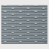 TAZ™隠れストライプ中 ラッピングペーパー (フラット)