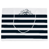 TAZ™隠れストライプ中 ラージペーパーバッグ (正面)