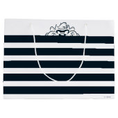 TAZ™隠れストライプ中 ラージペーパーバッグ (裏面)