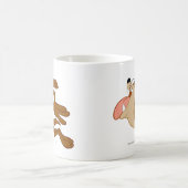 TAZ™飛んでいるを通して コーヒーマグカップ (中央)