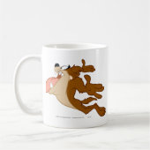 TAZ™飛んでいるを通して コーヒーマグカップ (左)