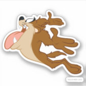 TAZ™飛んでいるを通して シール (正面)