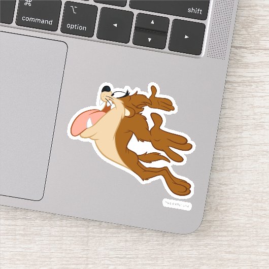 TAZ™飛んでいるを通して シール (詳細)