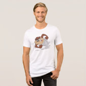 TAZ™高速回転 トライブレンドＴシャツ (正面全面)