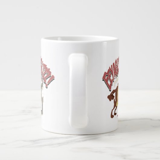 TAZ™ BUNNY™ 「私みたいに叫んでくれないか？」 ジャンボコーヒーマグカップ (裏面)