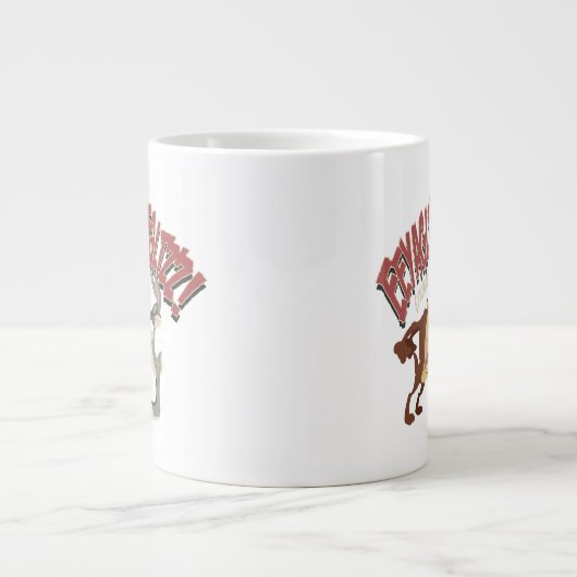 TAZ™ BUNNY™ 「私みたいに叫んでくれないか？」 ジャンボコーヒーマグカップ (正面)