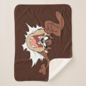 TAZ™ Bursting Through Page シェルパブランケット (正面)