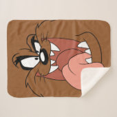 TAZ™ Crazy Smile シェルパブランケット (正面(横))