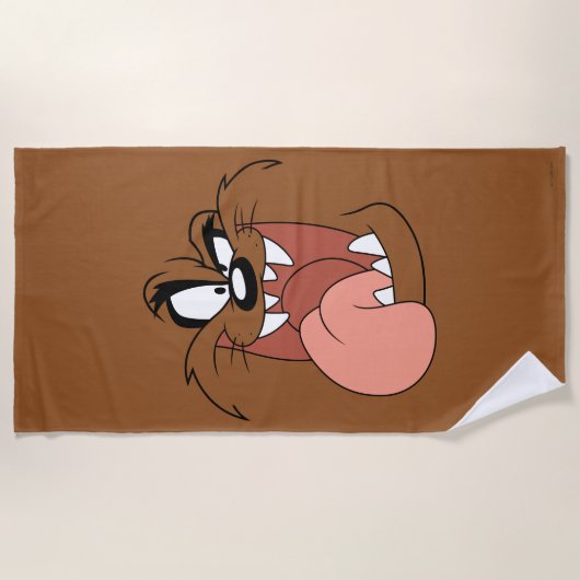 TAZ™ Crazy Smile ビーチタオル (正面)