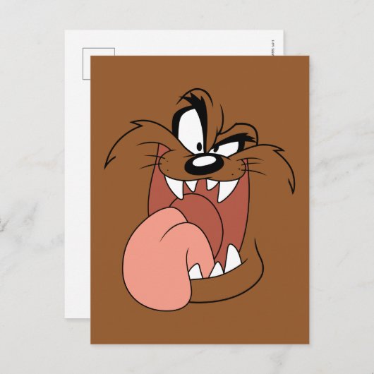 TAZ™ Crazy Smile ポストカード (正面/裏面)