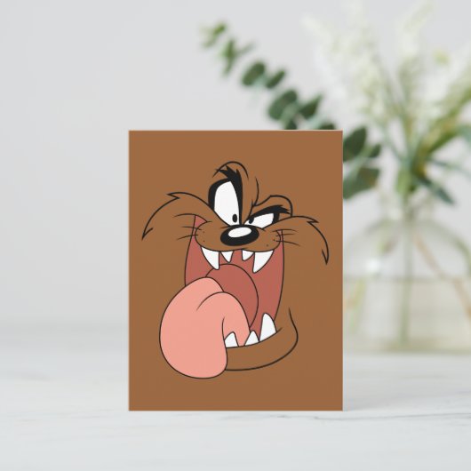 TAZ™ Crazy Smile ポストカード (スタンド正面)